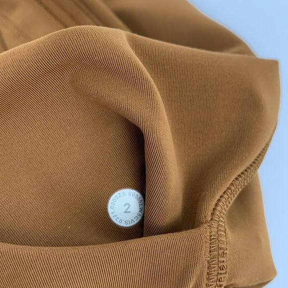 Lululemon Power thru high rise legging copper brown compression yoga active 2 - Picture 7 of 8